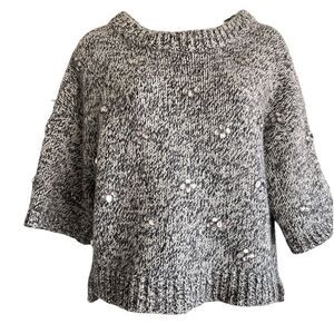 Day Birger et Mikkelsen Gray Jewel embellished sweater. Size XS